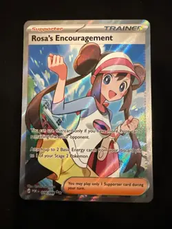 2026 Pokemon Perfect Order - Rosa’s Encouragement 114/088 Full Art NM Pack Fresh - Image 1