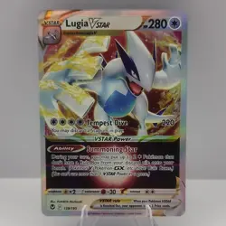 Pokemon Lugia VSTAR 139/195 Swsh12: Silver Tempest Ultra Rare Holo 280 HP - Image 1