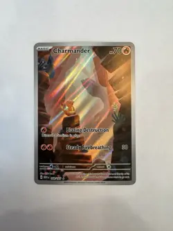 Pokemon TCG Charmander Card 168/165 SV Scarlet & Violet 151 Series - Image 1