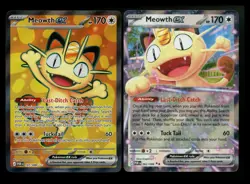 Meowth ex 107/088 062/088 Perfect Order 2026 Holo Rare Pokemon Card TCG - Image 1