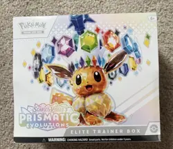 Pokemon TCG Prismatic Evolutions ETB Elite Trainer Box - Factory Sealed PREORDER - Image 1
