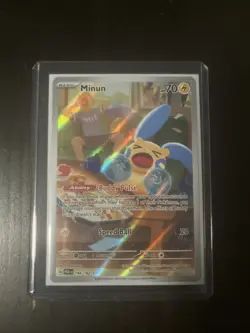 Minun 194/182 Paradox Rift Illustration SV04 NM Condition Pokemon TCG - Image 1