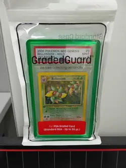 2000 POKEMON NEO GENESIS 1ST ED #3 BELLOSSOM-HOLO PSA 9 comes with Graded Guard! - Image 3
