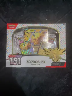 Pokemon TCG Scarlet & Violet 151 Zapdos EX Collection Box Sealed - New - Image 1