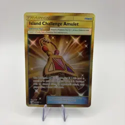 Pokemon Card Island Challenge Amulet 265/236 Cosmic Eclipse Gold Secret Rare - Image 1