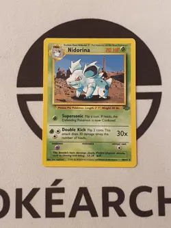 Pokemon Karte Nidorina 40/64 Dschungel Set 1999 Jungle Pokemon TCG - Image 1