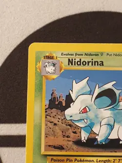 Pokemon Karte Nidorina 40/64 Dschungel Set 1999 Jungle Pokemon TCG - Image 4