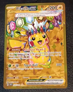 The Pokemon Company Pikachu ex 247/191 Sv08: Surging Sparks Hyper Rare Holo - Image 1