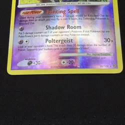2008 Gengar 18/100 Pokemon Stormfront Reverse Holo Near Mint - Image 3