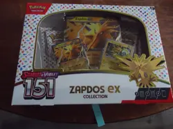 LOT # 3=Pokemon TCG Scarlet & Violet 151 Zapdos EX Collection Box NEW SEALED - Image 1