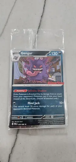 Pokemon Gengar GameStop Black Star Promo Holo 050/088 Pokemon TCG Card - Image 1