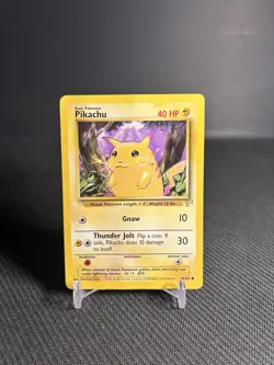 Pokemon TCG Pikachu 58/102 E3 Stamped Promo HP/DMG - Image 1
