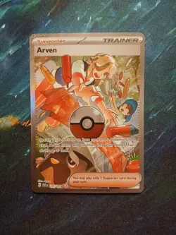 Arven Special Illustration Rare 235/091 Pokemon Paldean Fates - Image 1