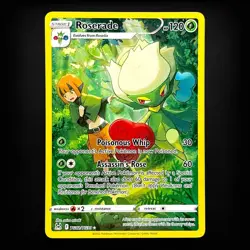 Roserade TG02/TG30 Swsh11: Lost Origin Trainer Gallery Holo Pokemon TCG NM - Image 1