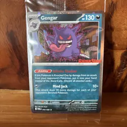 Pokemon TCG Perfect Order Gengar GameStop Exclusive Stamped Promo 50/88 Sealed - Image 1