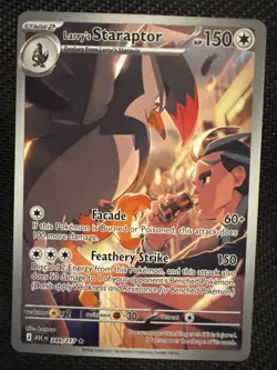 Pokemon Larry's Staraptor Full Art Rare Scarlet & Violet Holo 249/227 150 HP - Image 1