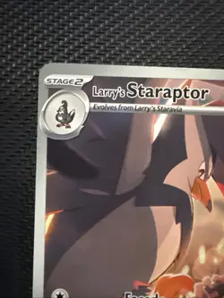 Pokemon Larry's Staraptor Full Art Rare Scarlet & Violet Holo 249/227 150 HP - Image 2