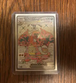 Pokemon TCG Charizard EX Obsidian Flames 215/197 Near Mint Condition - Image 1