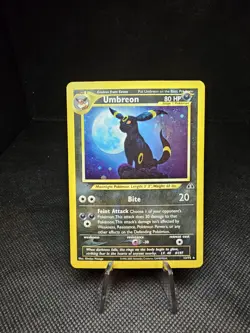 Pokemon TCG Umbreon 13/75 Neo Discovery Holo DMG - Image 2