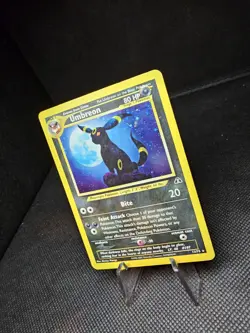 Pokemon TCG Umbreon 13/75 Neo Discovery Holo DMG - Image 3