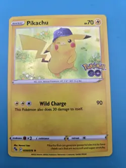 Pikachu 028/078 Pokemon GO Holo LP - Image 1