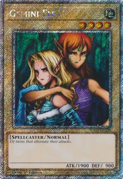 Gemini Elf (Platinum Secret Rare)-Platinum Secret Rare - 1st Edition - RA03-E... - Image 1