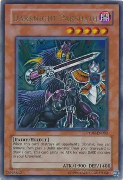 Darknight Parshath - PTDN-EN082 - Ultra Rare - Unlimited Edition - Lightly Playe - Image 1