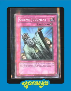 Solemn Judgement RP01-EN045 Super Rare Retro Pack Reprint 2024 - Image 1