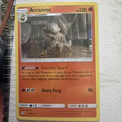 Pokemon Card Arcanine 6/18 Detective Pikachu Holo NM - Image 1