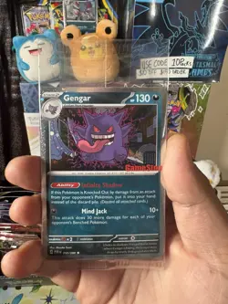 Pokemon Gengar Promo Stamped Holo Card GameStop Exclusive 050/088 2022 - Image 1