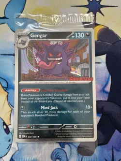 Pokemon Gengar GameStop Promo Stamped Card English 050/088 SEALED - Image 1
