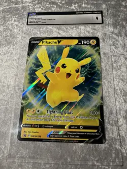 Graded Pokemon CGC Pikachu Jumbo Card - Image 1