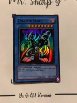 ZERA DER MANT - PP01-DE011 DEUTSCH Yu-Gi-Oh! CARD SUPER RARE HOLO KONAMI TCG** - Image 3