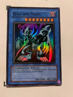 ZERA DER MANT - PP01-DE011 DEUTSCH Yu-Gi-Oh! CARD SUPER RARE HOLO KONAMI TCG** - Image 4