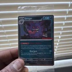 Pokemon Gengar Promo GameStop Card Mind Jack 130 HP 050/088 English - Image 1