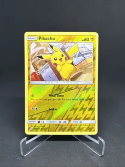 Pokemon TCG Pikachu 55/236 SM Sun & Moon Unified Minds Reverse Holo Card - Image 1