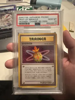 2000 P.M. Japanese Promo Fruit of Miracle Pokemon Card PSA 10 POP 56 - Image 1