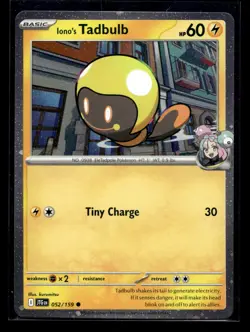 Iono's Tadbulb - (Cosmos Holo) Common Miscellaneous Cards & Products 052/159 NM - Image 1