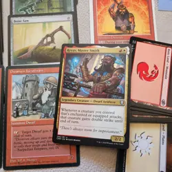 Commander Magic Deck MTG Cards = ALL 100 Red White ***DWARVES*** Tribal BorosFun - Image 1