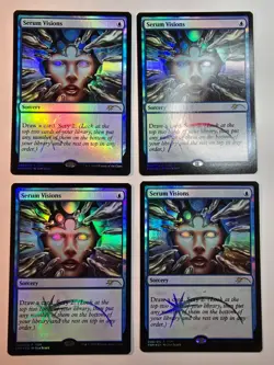 MTG - Serum Vision x4 (Playset) - 008 - FNM - Promo - Foil - LP - Image 1