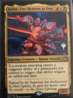 Isshin, Two Heavens as One - Kamigawa: Neon Dynasty MTG - Image 1