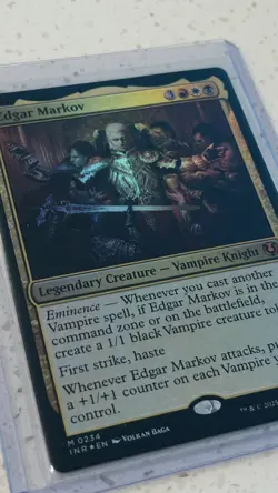 MTG Edgar Markov FOIL Innistrad Remastered INR 0234 Mythic NM - Image 3