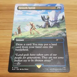 1x Growth Spiral, Non-Foil, Horizon Zero Dawn Secret Lair, Magic MTG NM - Image 1