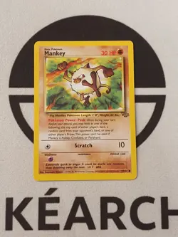 Pokemon Karte Menki 55/64 Dschungel Set NM 1999 Jungle Pokemon TCG Mankey - Image 1