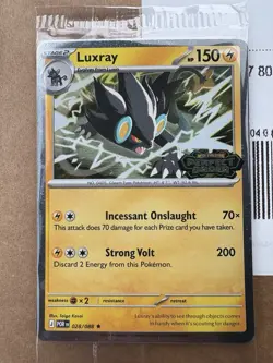Pokemon Luxray 028/088 Perfect Order Best Buy Stamped Promo Sealed NM Mint - Image 1