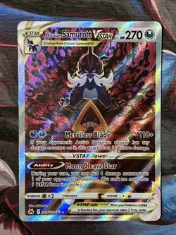 Pokemon TCG Hisuian Samurott VSTAR Crown Zenith: Galarian Gallery GG52/GG70 Holo - Image 2