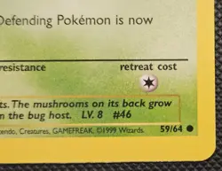 LP-NM 1st Edition Paras 59/64, Parasect 41/64 - Vintage Pokemon 1999 WoTC Jungle - Image 5