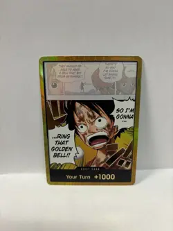 One Piece Gold DON!! OP15 ENGLISH Luffy Golden Bell - Adventure On Kamis Island - Image 2