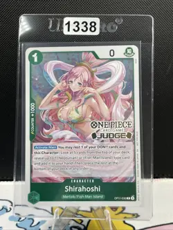 2026 One Piece Shirahoshi Vol. 7 Judge Pack Gold Stamp English OP11-030 (1338) - Image 1