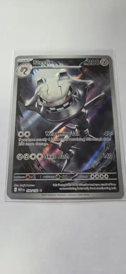 Steelix 150/132 Illustration Rare Me01 Mega Evolution Holo NM Pokemon TCG Card - Image 1